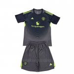 Camiseta Manchester United Portero 2ª Nino 2025-2026 Negro