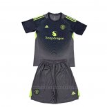 Camiseta Manchester United Portero 2ª Nino 2025-2026 Negro
