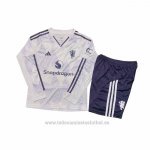 Camiseta Manchester United 2ª Manga Larga Nino 2025-2026