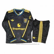 Camiseta Manchester United 3ª Manga Larga Nino 2025-2026