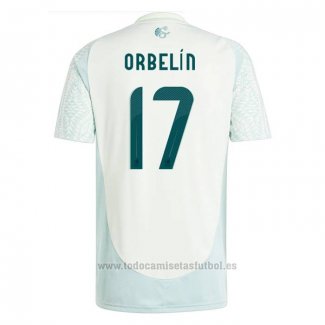 Camiseta Mexico Jugador Orbelin 2ª 2024