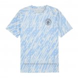 Camiseta Pre Partido del Manchester City 2025-2026 Azul