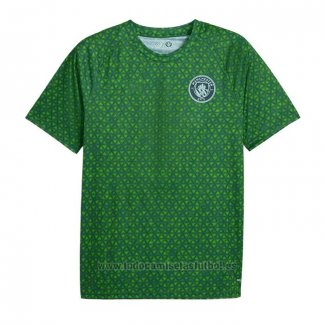 Camiseta Pre Partido del Manchester City 2025-2026 Verde