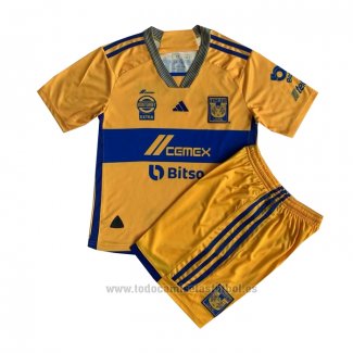 Camiseta Tigres UANL 1ª Nino 2023-2024