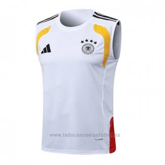 Camiseta de Entrenamiento Alemania Sin Mangas 2025-2026 Blanco