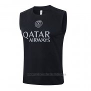 Camiseta de Entrenamiento Paris Saint-Germain Sin Mangas 2025-2026 Negro
