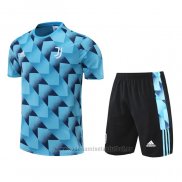 Chandal del Juventus Manga Corta 2022-2023 Azul - Pantalon Corto