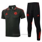 Conjunto Polo del Bayern Munich 2025-2026 Verde Oscuro