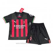 Camiseta AC Milan 1ª Nino 2022-2023