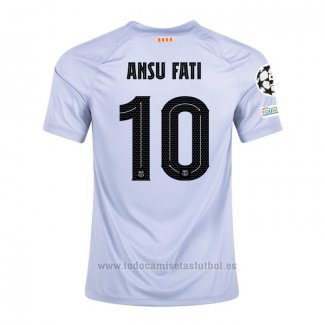 Camiseta Barcelona Jugador Ansu Fati 3ª 2022-2023