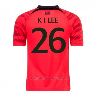 Camiseta Corea del Sur Jugador Lee Kang In 1ª 2022