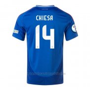 Camiseta Italia Jugador Chiesa 1ª 2024-2025