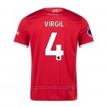 Camiseta Liverpool Jugador Virgil 1ª 2023-2024