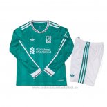 Camiseta Liverpool 3ª Manga Larga Nino 2025-2026