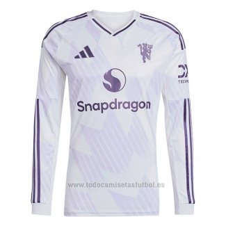 Camiseta Manchester United 2ª Manga Larga 2025-2026