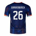 Camiseta Paises Bajos Jugador Gravenberch 2ª 2024-2025