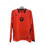 Camiseta Paises Bajos 1ª Manga Larga 2026