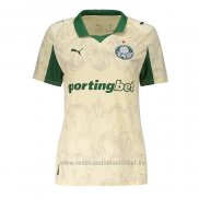 Camiseta Palmeiras 2ª Mujer 2025 Amarillo