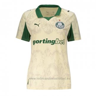 Camiseta Palmeiras 2ª Mujer 2025 Amarillo