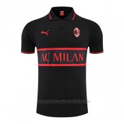 Camiseta Polo del AC Milan 2022-2023 Negro