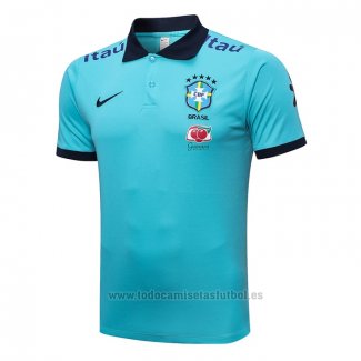 Camiseta Polo del Brasil 2022-2023 Azul