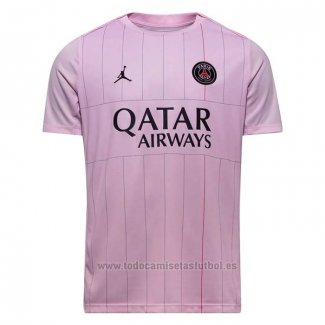 Camiseta Pre Partido del Paris Saint-Germain 2025-2026 Rosa