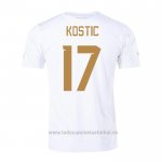 Camiseta Serbia Jugador Kostic 2ª 2022