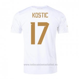 Camiseta Serbia Jugador Kostic 2ª 2022