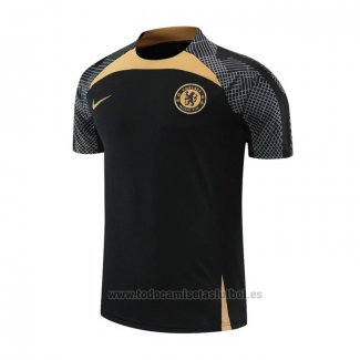 Camiseta de Entrenamiento Chelsea 2022-2023 Negro