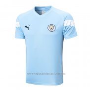 Camiseta de Entrenamiento Manchester City 2022-2023 Azul