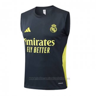 Camiseta de Entrenamiento Real Madrid Sin Mangas 2025-2026 Gris