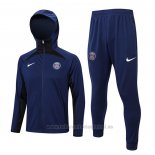 Chandal con Capucha del Paris Saint-Germain 2022-2023 Azul