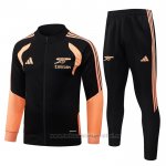 Chandal de Chaqueta del Arsenal Nino 2026-2027 Negro Naranja