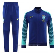 Chandal de Chaqueta del Brasil 2023-2024 Azul