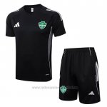 Chandal del Al-Ahli Saudi Manga Corta 2025-2026 Negro - Pantalon Corto