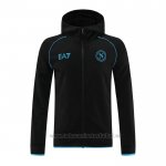 Chaqueta con Capucha del Napoli 2023-2024 Negro