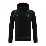 Chaqueta con Capucha del Napoli 2023-2024 Negro