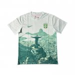 Camiseta Brasil Jesus 2025-2026 Blanco Verde Tailandia