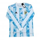 Camiseta Argentina 1ª Manga Larga 2021