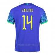 Camiseta Brasil Jugador E.Militao 2ª 2022