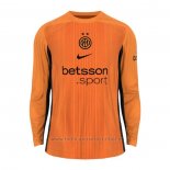 Camiseta Inter Milan Portero Manga Larga 2025-2026 Naranja