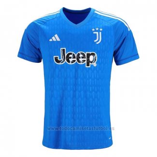 Camiseta Juventus Portero 2023-2024 Azul