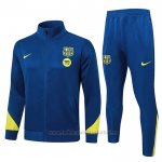 Chandal de Chaqueta del Barcelona 2026-2027 Azul Amarillo