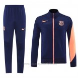 Chandal de Chaqueta del Barcelona Nino 2025-2026 Azul
