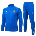 Chandal de Chaqueta del Real Madrid Nino 2025-2026 Azul Claro
