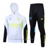 Chandal de Sudadera del Arsenal Nino 2023-2024 Blanco