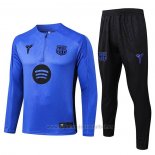 Chandal de Sudadera del Barcelona 2025-2026 Azul Purpura