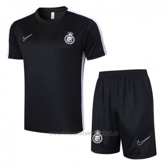 Chandal del Al Nassr Manga Corta 2024-2025 Negro - Pantalon Corto