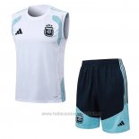 Chandal del Argentina Sin Mangas 2025-2026 Blanco
