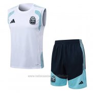 Chandal del Argentina Sin Mangas 2025-2026 Blanco